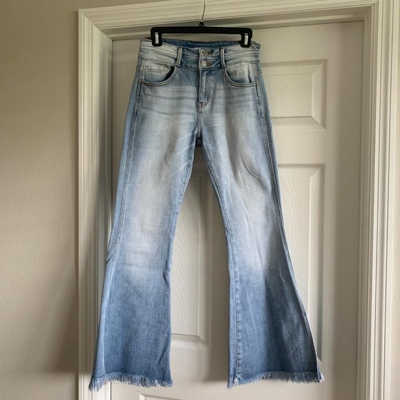 KanCan High Rise Flare Jeans - Picture 1 of 4